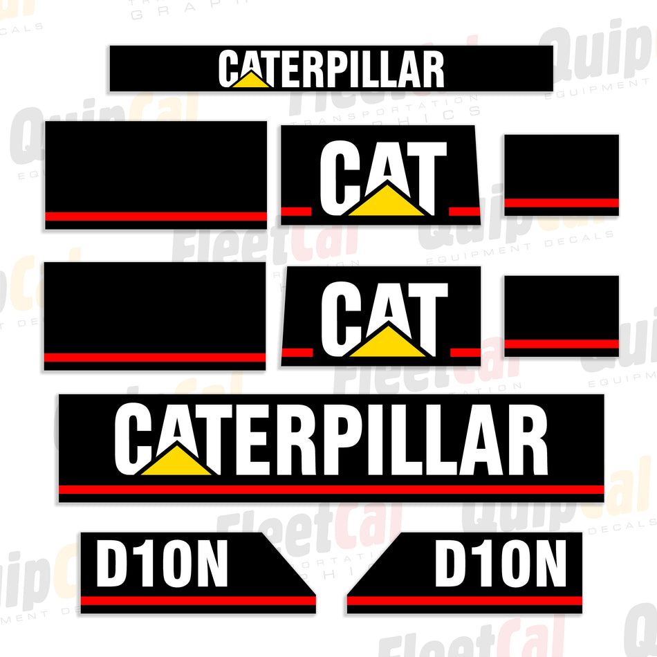 Cat D10N Dozer Decal Set