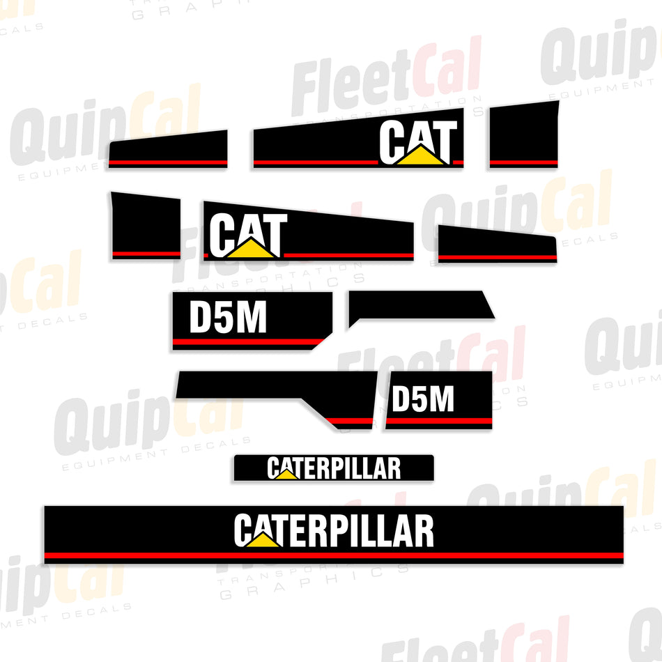Cat D5M Crawler Dozer Decal Set