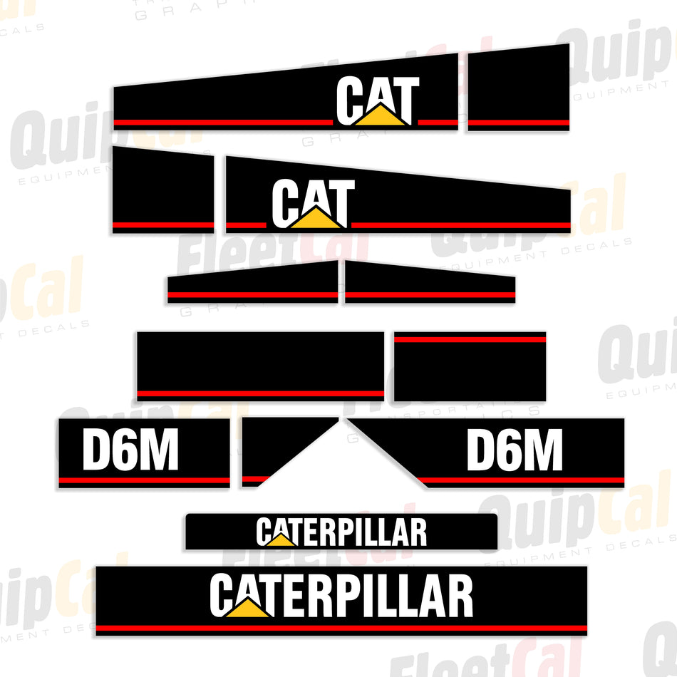 Cat D6M Crawler Dozer Decal Set