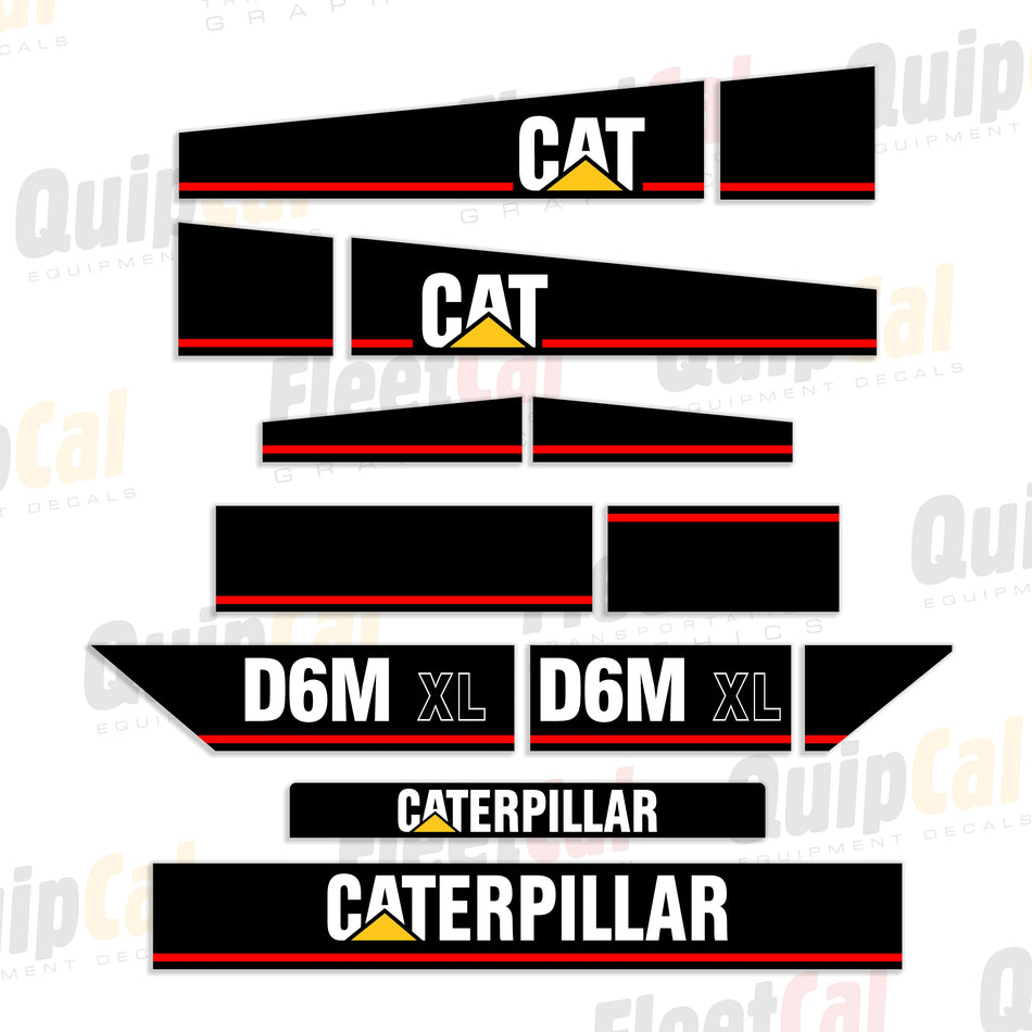 Cat D6M XL Cralwer Dozer Decal Set