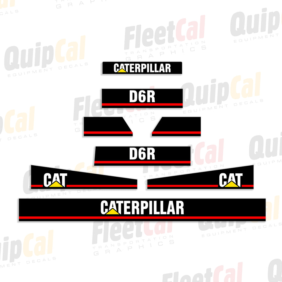Cat D6R Dozer Decal Set