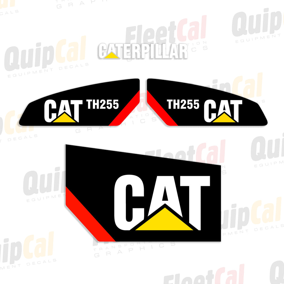 Cat TH255 Telehandler Decal Set