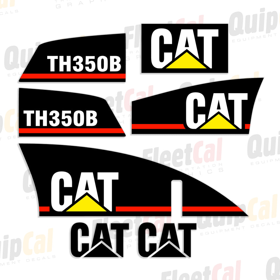 Cat TH350B Telehandler Decal Set