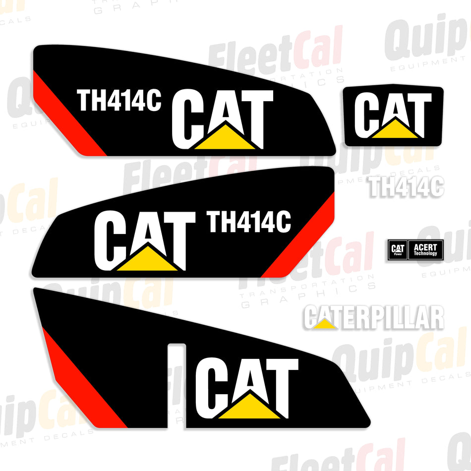Cat TH414C Telehandler Decal Set