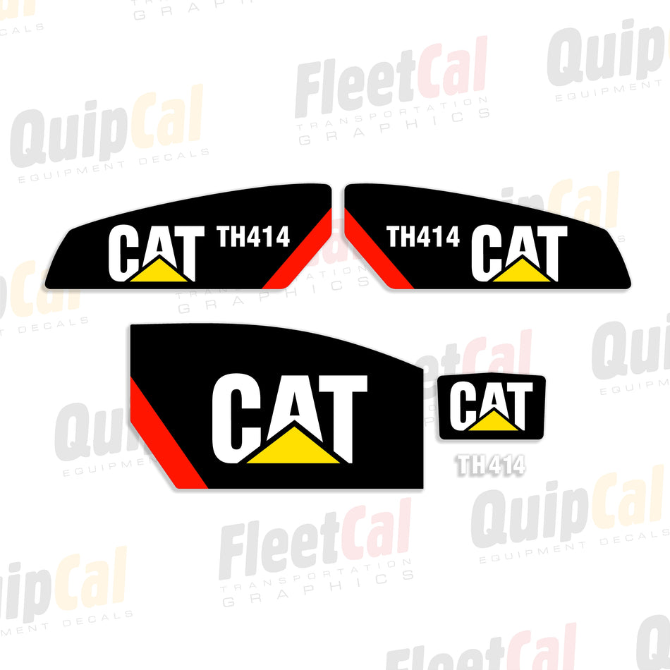 Cat TH414 Telehandler Decal Set