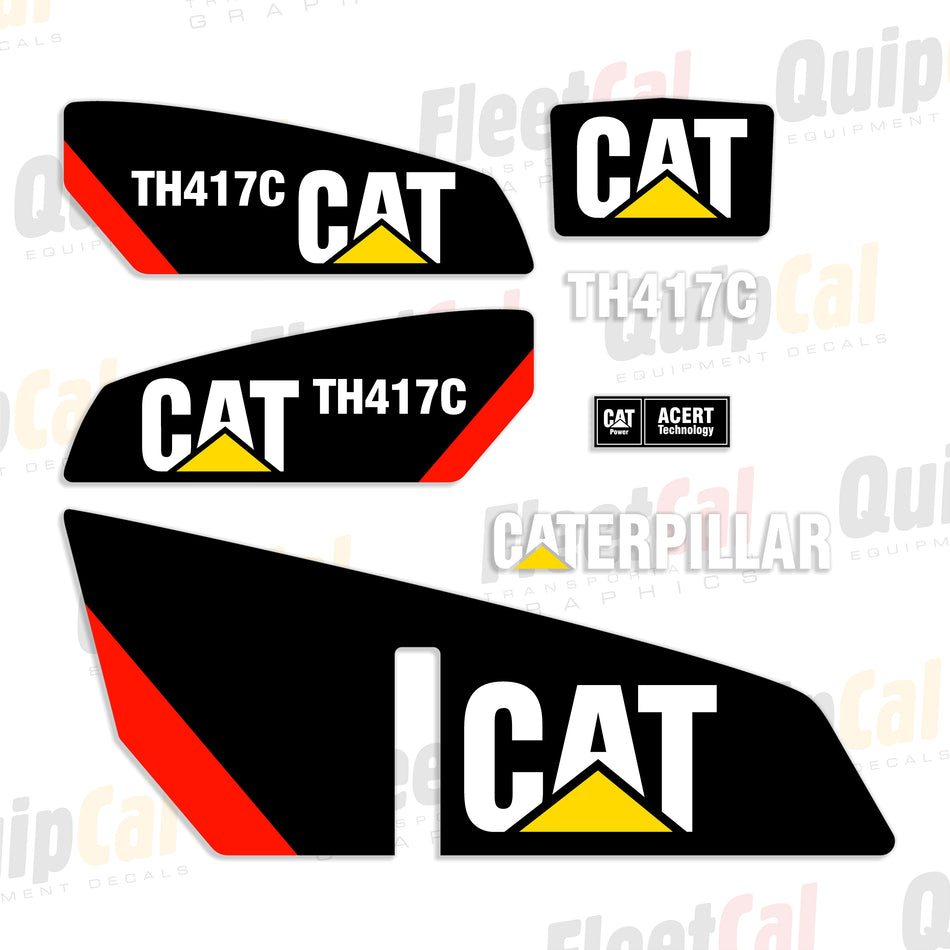 Cat TH417C Telehandler Decal Set