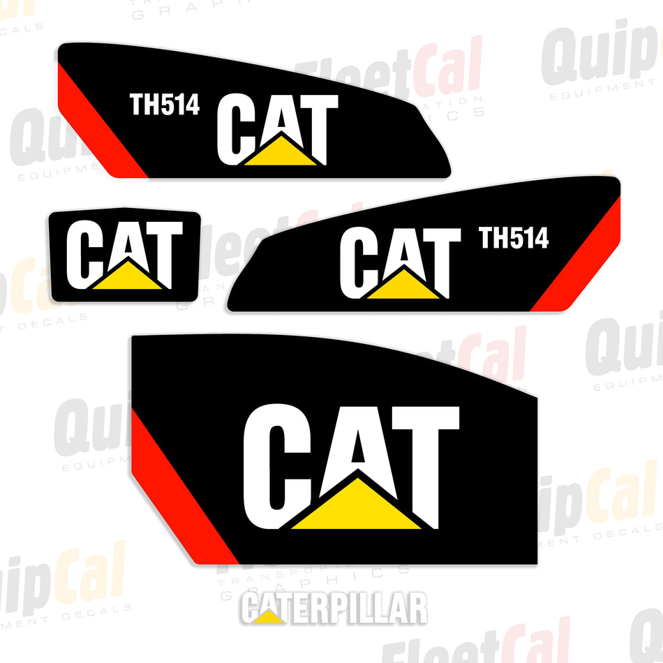 Cat TH514 Telehandler Decal Set