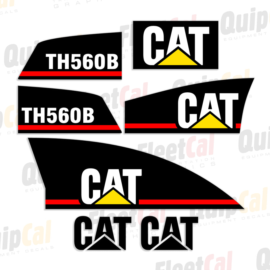 Cat TH560B Telehandler Decal Set