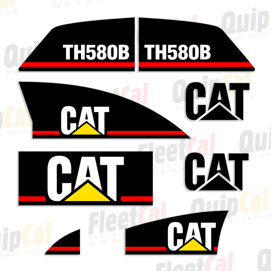 Cat TH580B Telehandler Decal Set