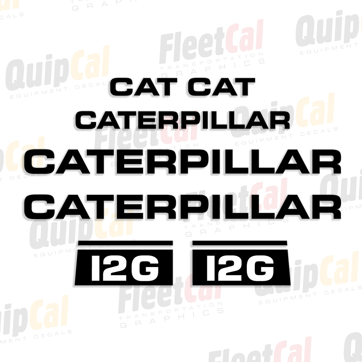 Cat Grader Decals & Caterpillar Grader Decals