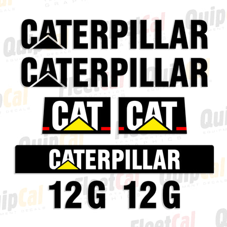 Cat Grader Decals & Caterpillar Grader Decals