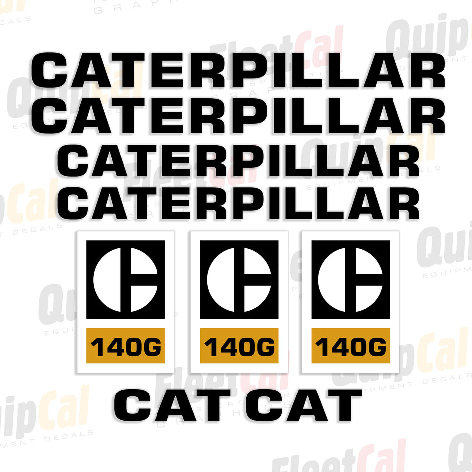 Cat Grader Decals & Caterpillar Grader Decals