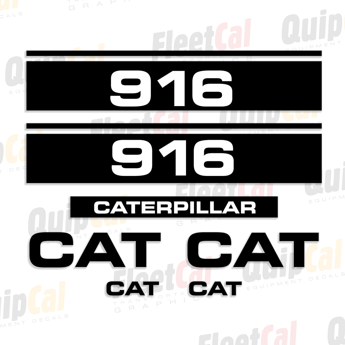 Cat Wheel Loader Decals & Caterpillar Wheel Loader Decals