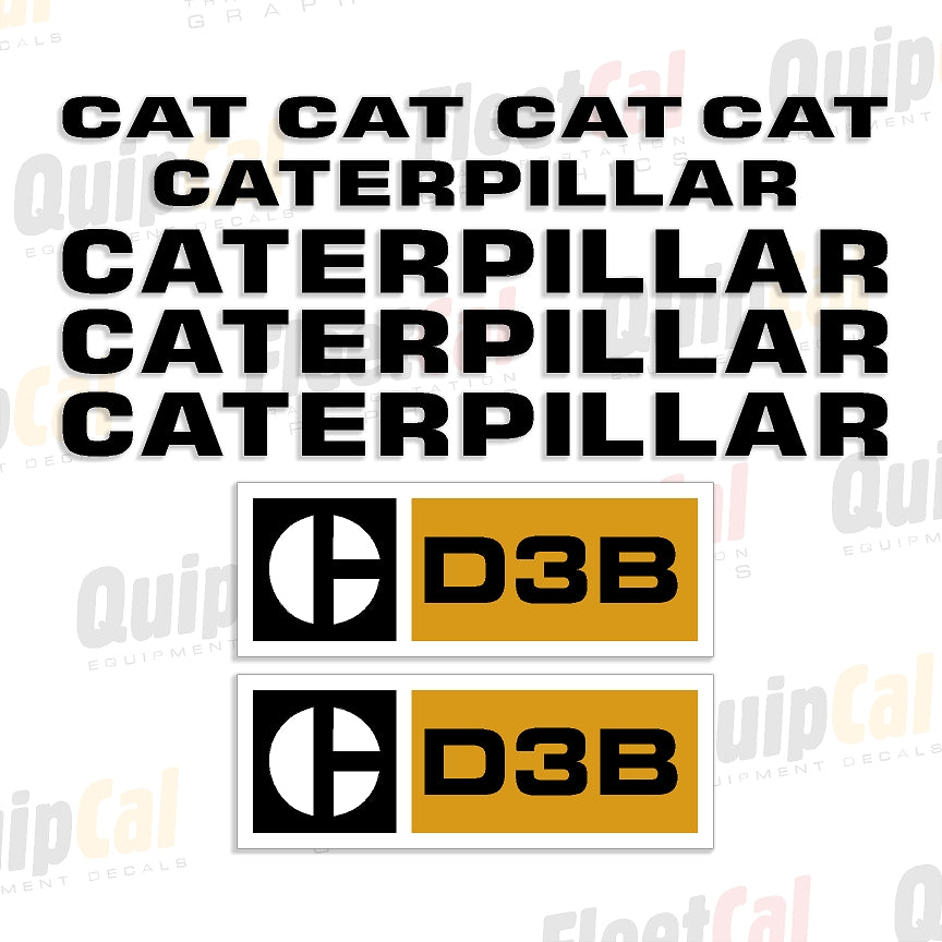 Cat Dozer Decals