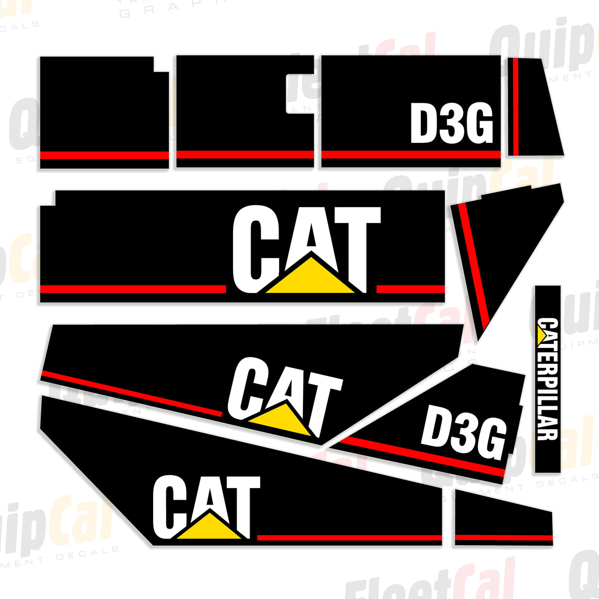 Cat Dozer Decals