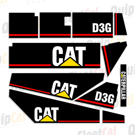 Cat Dozer Decals