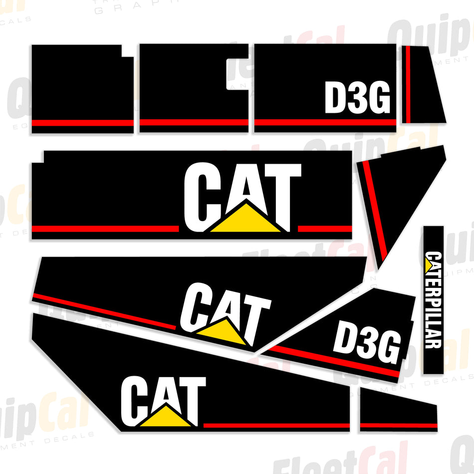 Cat Dozer Decals