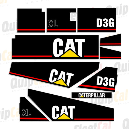 Cat Dozer Decals