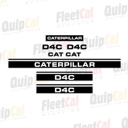 Caterpillar Dozer Decals