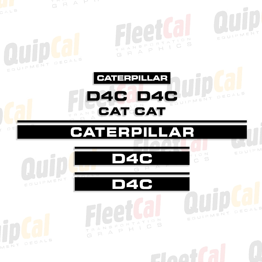 Caterpillar Dozer Decals