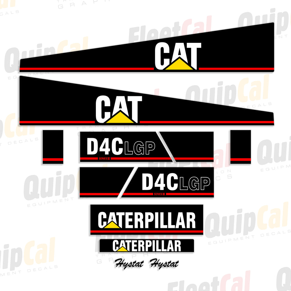 Cat Dozer Decals