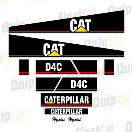 Cat Dozer Decals