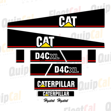 Cat Dozer Decals