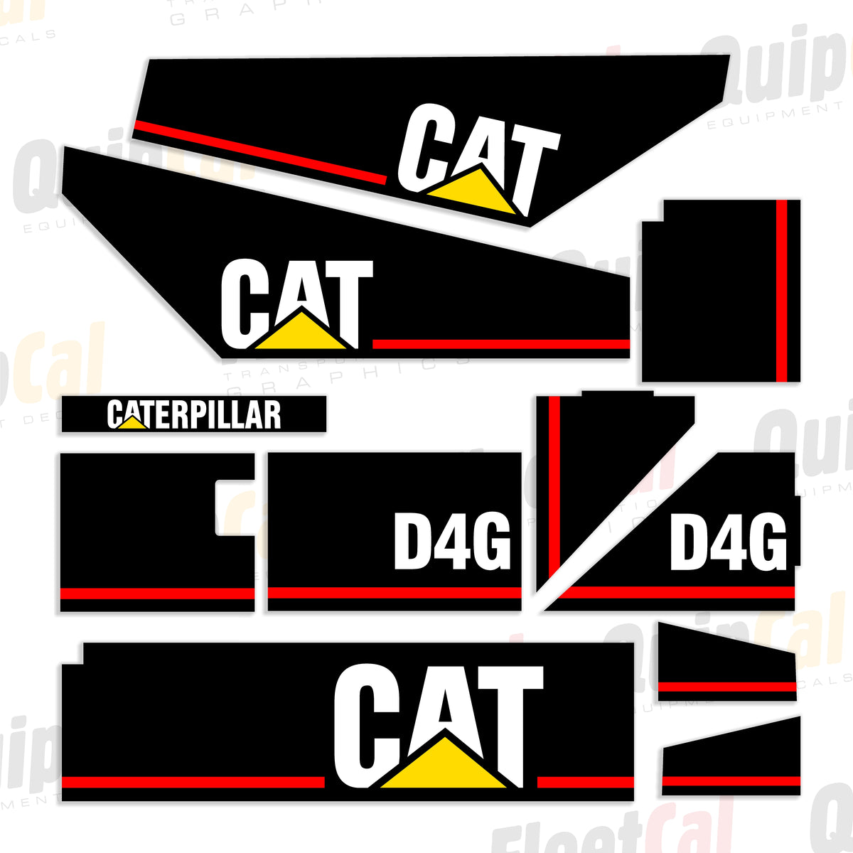 Cat Dozer Decals