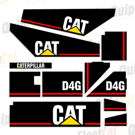Cat Dozer Decals