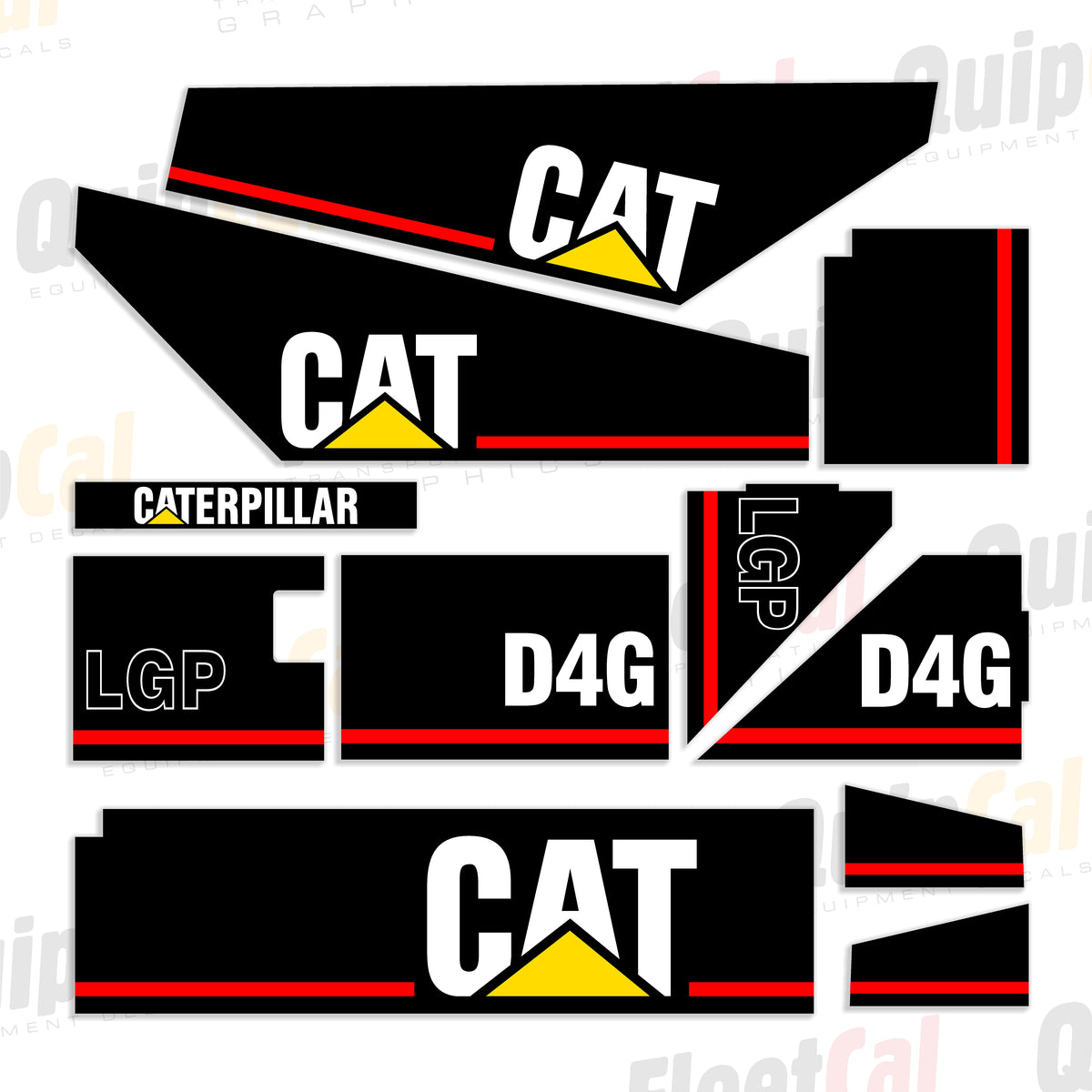 Cat Dozer Decals