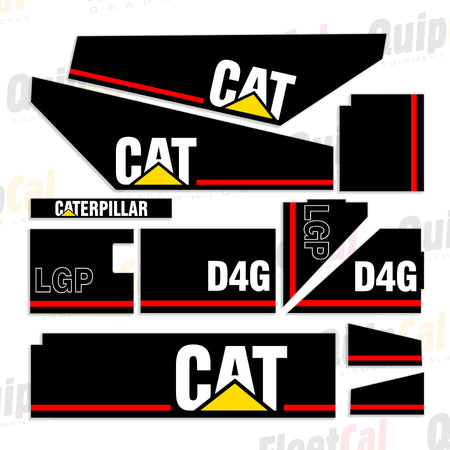 Cat Dozer Decals