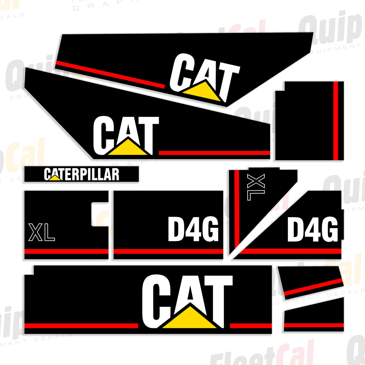 Cat Dozer Decals