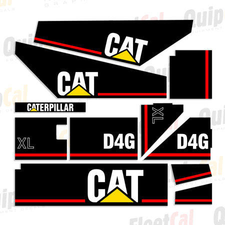 Cat Dozer Decals