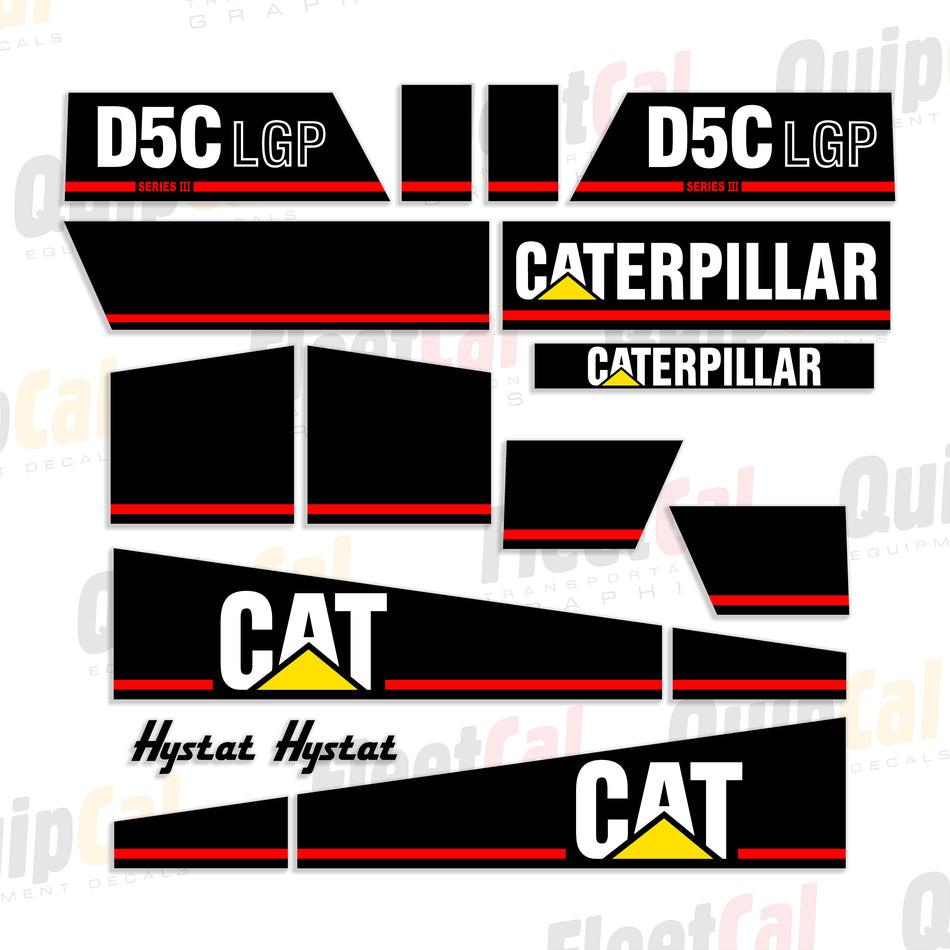 Cat Dozer Decals