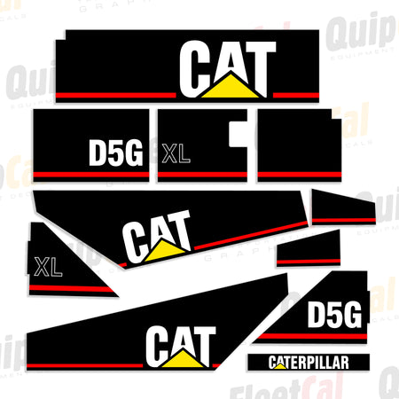 Cat Dozer Decals