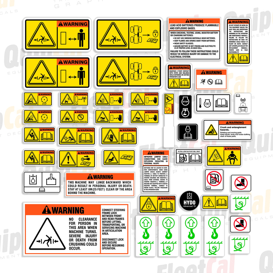Cat Wheel Loader Decals