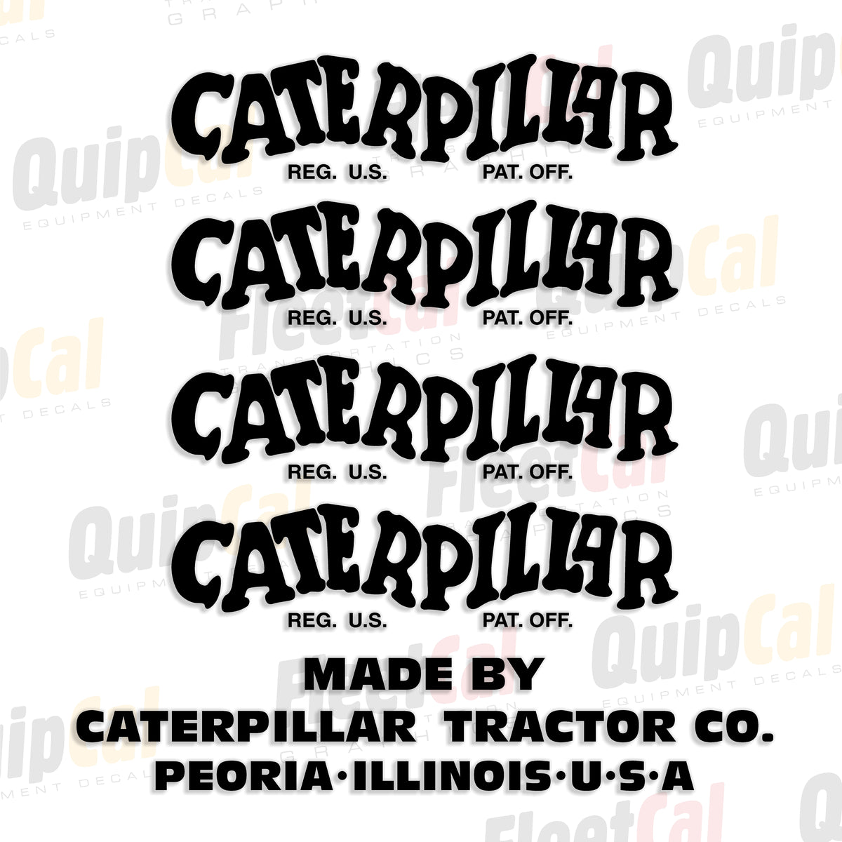 Caterpillar Dozer Decals