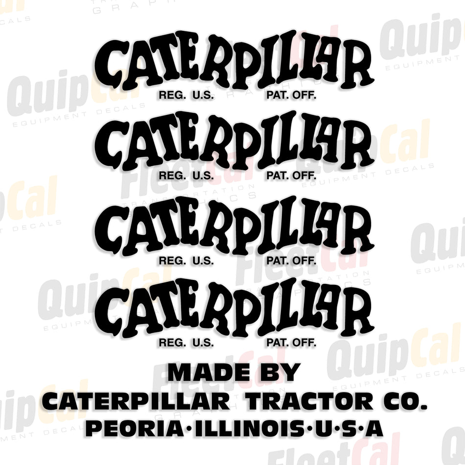 Caterpillar Dozer Decals