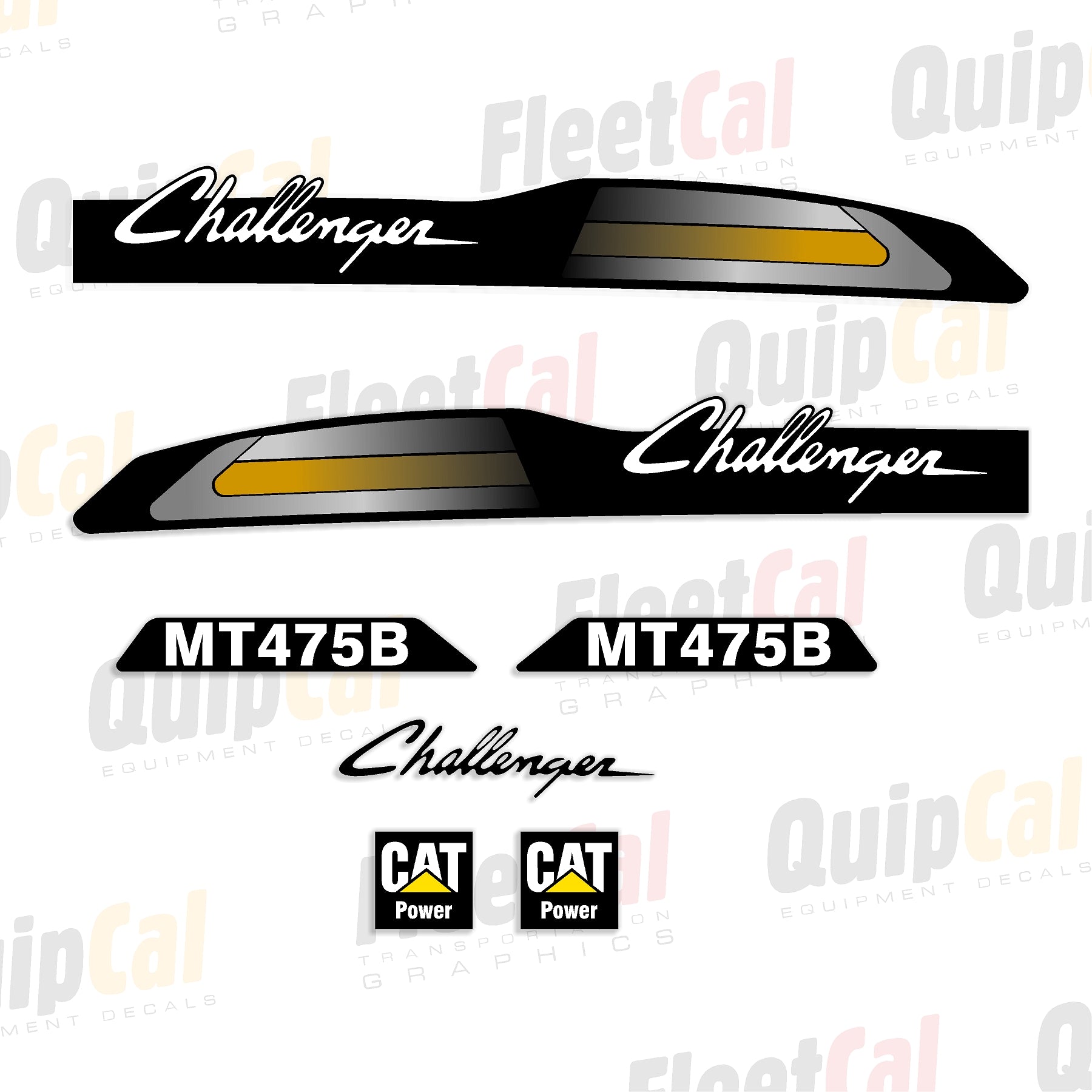 Challenger MT475B Tractor Marking Decal Set 2012 Model – Truck and ...