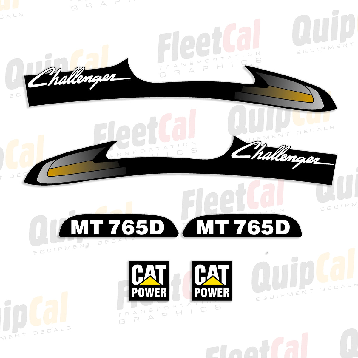 Challenger MT765D Tractor Marking Decal Set – Truck and Equipment Decals