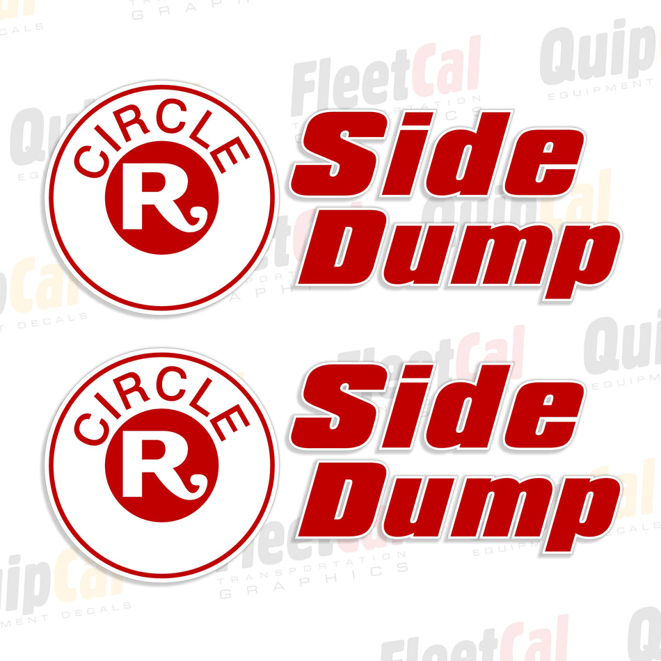 Circle R Trailer Decals