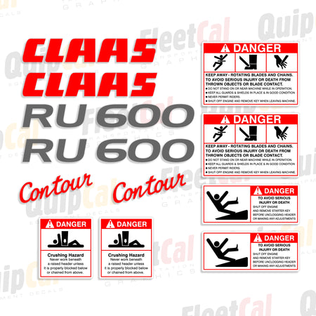 Claas Forage Harvester Decals 