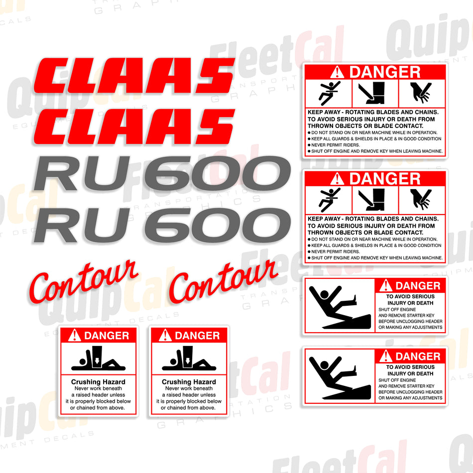 Claas Forage Harvester Decals 