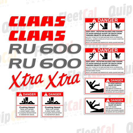 Claas Forage Harvester Decals 
