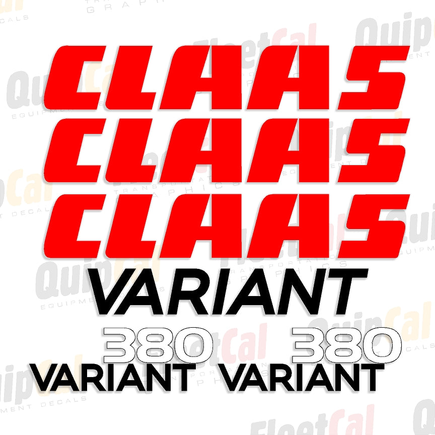Claas Round Baler Decals