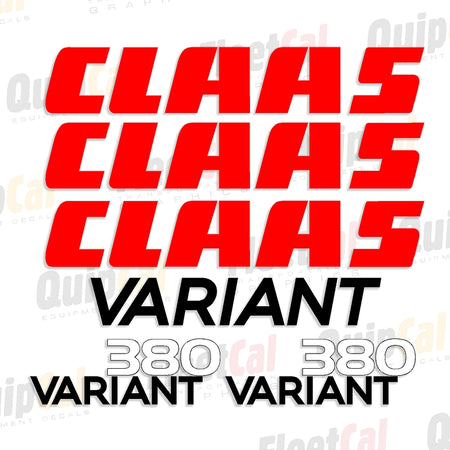 Claas Round Baler Decals