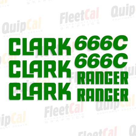 Clark Ranger Skidder Decals