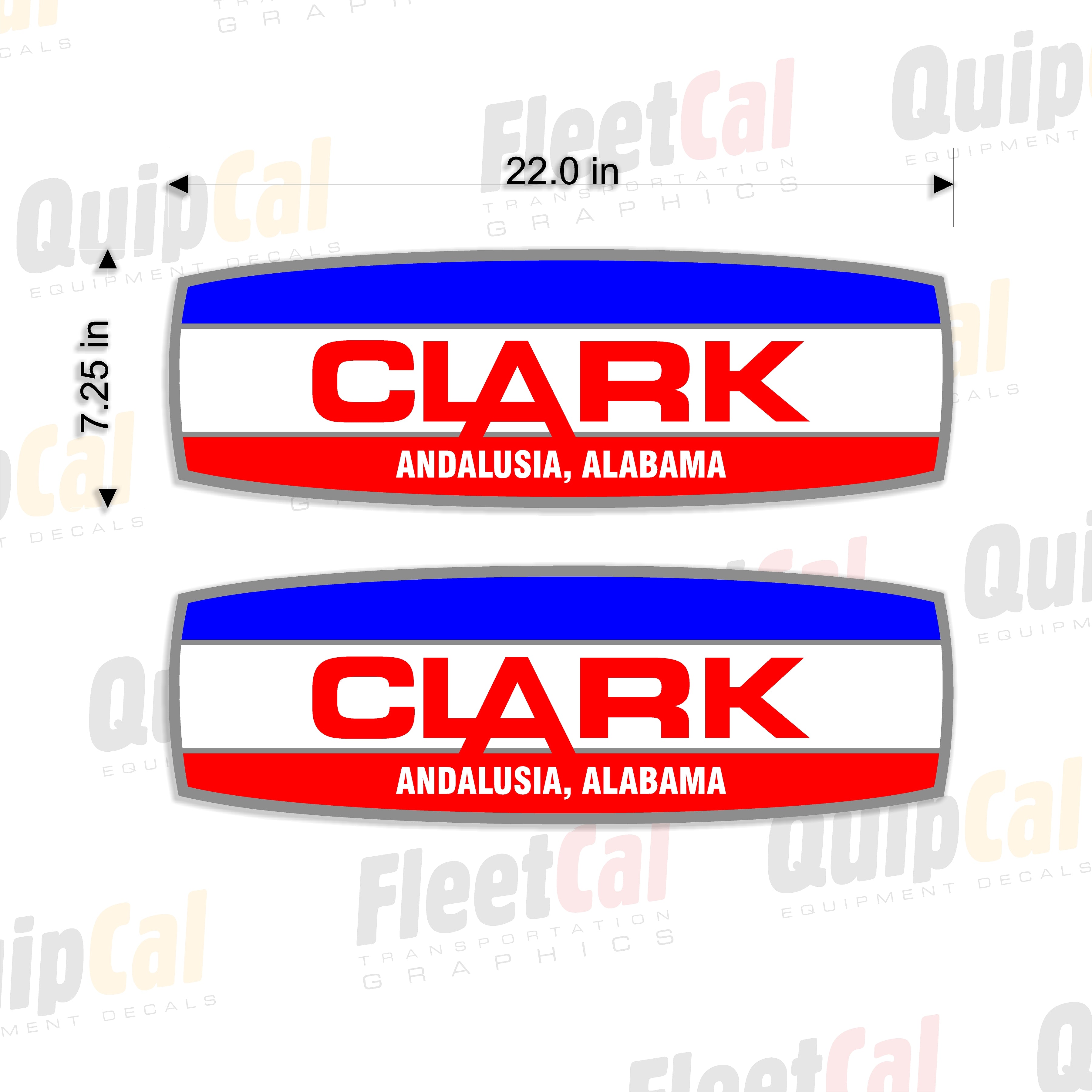 Clark Trailers Decals