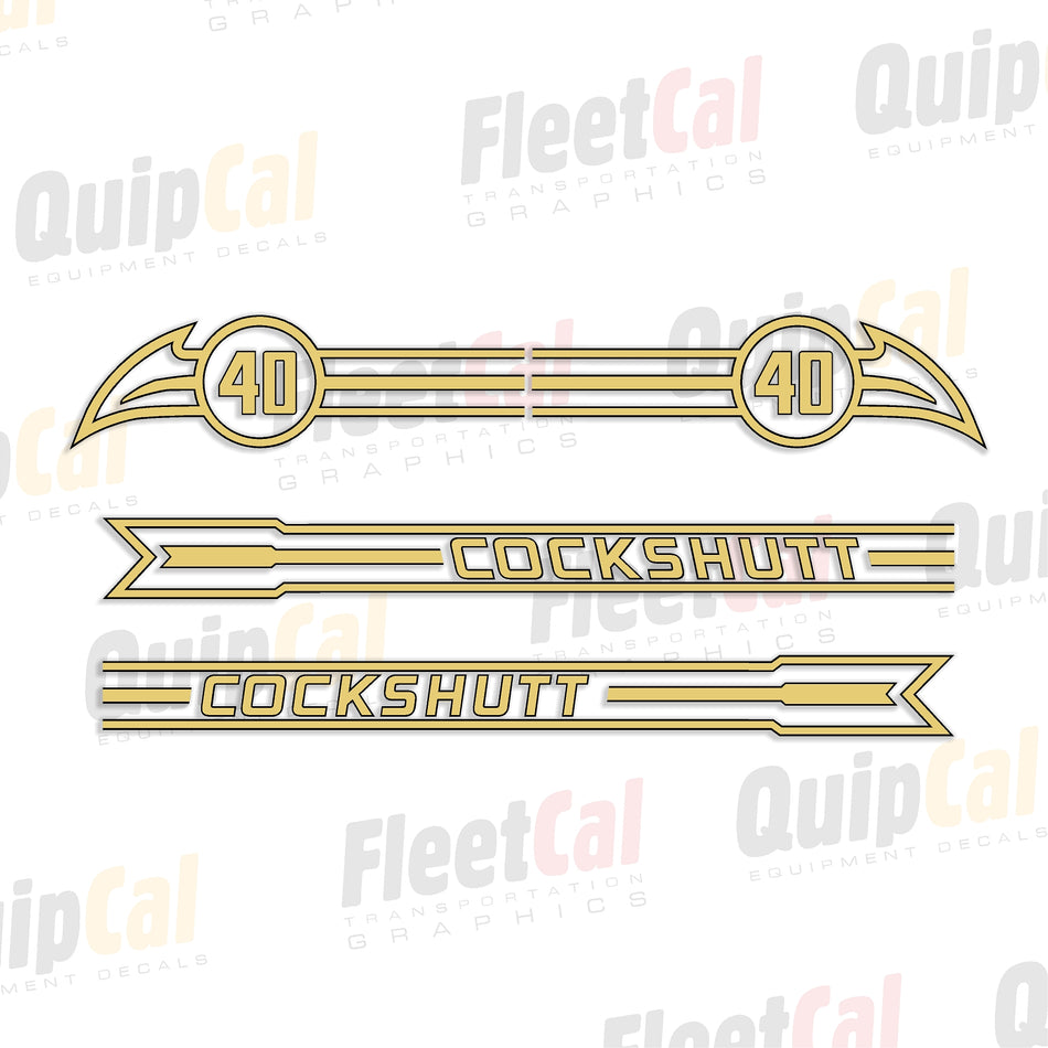 Cockshutt Tractor Decals
