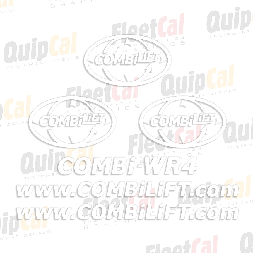 Forkift Lettering Combi Lift WR4 Forklift Marking Decal Set – Truck and Equipment Decals